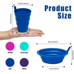 Klickpick Home kids cups with straws ready for sip-and-go hydration.