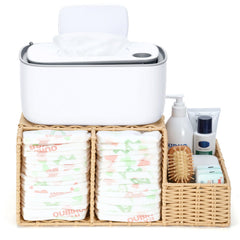 Klippehop Diaper Caddy with overhead wipes ledge for quick changes