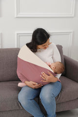 Kloovete baby sling holds newborn to 35 lbs for secure, comfortable carries