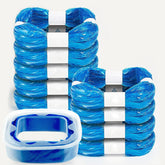 KMKMVV 9-pack diaper pail refills bundle ready for compact storage and easy replacement.