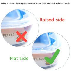 KMKMVV refill cassette inside image illustrating easy swap and quick setup.