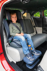 KneeGuard Kids footrest folded design saves space when not in use.