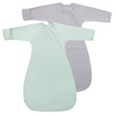 Knirose Baby Swaddle Sack with arms-up sleeves promotes secure, comfortable sleep.