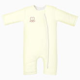 Knirose sleep sack front view with snug fit for calmer naps