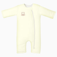 Knirose sleep sack front view with snug fit for calmer naps