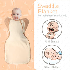 Knirose swaddle sleep sack 0-3m demonstrates transition-friendly design for growing babies.