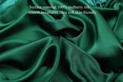 Knlpruhk Silk Fitted Sheet 9-inch pocket secures standard cribs securely.