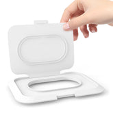 KNOCLOC wipes lid close-up shows non flip-top design for moisture retention