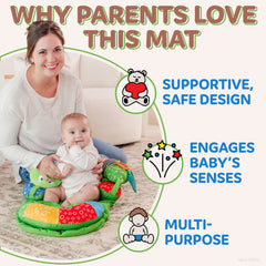 Knotly Charm newborn teether and mirror for safe exploration
