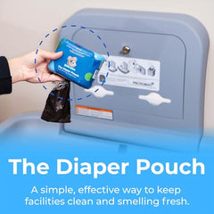 Koala Kare 175 sacks per cartridge illustrating efficient diaper disposal in busy restrooms.