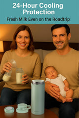 Koalababy cooling ring insert illustrates ice-free, ready-to-use cooling.