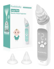 Koalababy electric nasal aspirator front view with large-flow design for quick nose cleanup