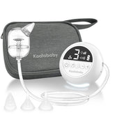 Koalababy electric nasal aspirator suction levels display for gentle relief customization.