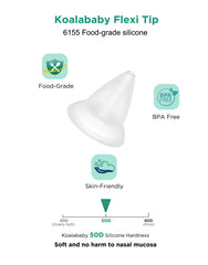 Koalababy nasal aspirator with USB-C rechargeable battery for ongoing use