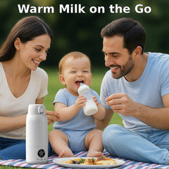 Koalababy Portable Bottle Warmer IPX6 waterproof design allows easy rinse for quick cleanup