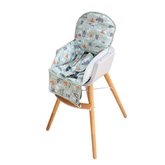 Kocpudu High Chair Pad seat closeup emphasizes thick, skin-friendly material.