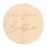 KOJIN personalized baby announcement plaque 4.9-inch disc for adorable newborn photo props and keepsakes