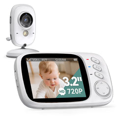 Kokit no wifi baby monitor camera-angle showing wide 360 view for crib corners