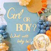 Kokolap large wooden boy sign decoration for gender reveal backdrops, perfect photo setups.