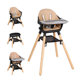 Komcot High Chair full setup ready for feeding and growth