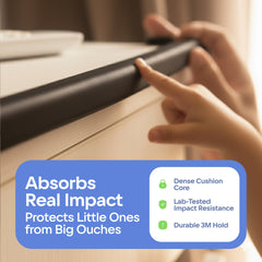 Komfortology cushy dense foam corner guards guard desks and beds
