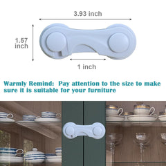 KongNai adhesive drawer lock installation shows easy no-drill setup.
