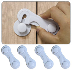 KongNai cabinet lock pack front shows white four-pack safety for busy kitchens.