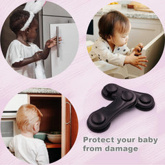 KongNai latch-on-cabinet-drawer enables easy one-handed access for parents.