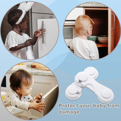 KongNai pantry and closet locks in use for kid-proof storage.