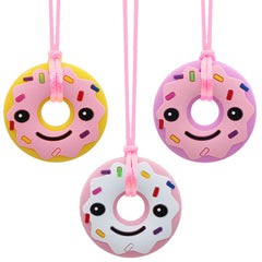KongNai sensory chew necklace donut pendant eases stress and supports focus during daily tasks