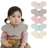 Konny Baby Bib 5-Pack front view shows soft bandana design for drool protection.