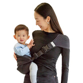 Konny Baby Carrier Hip Seat front view highlights ergonomic 3D mesh seat for breathable comfort