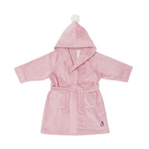 Konny Kids Bathrobes pink hooded towel offers cozy after-bath warmth and soft feel
