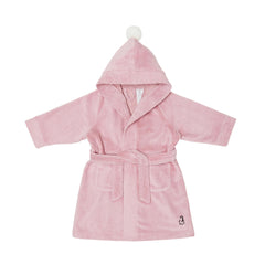 Konny Kids Bathrobes pink hooded towel offers cozy after-bath warmth and soft feel