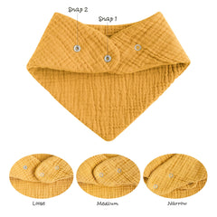 Konssy baby bibs bandana drool on a baby outfit with stylish design