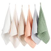 Konssy baby muslin washcloths offer ultra-soft touch for delicate skin during bath time
