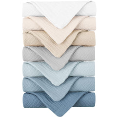 Konssy baby muslin washcloths soft touch for gentle newborn bathing