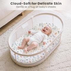 Konssy elastic edge-secure fit keeps sheets snug through nightly changes