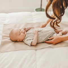 Konssy changing mat wipe-clean demo for quick diaper changes