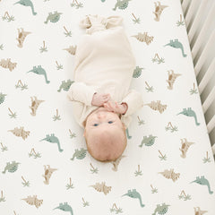 Konssy crib-sheet closeup shows soft cotton texture and durable weave