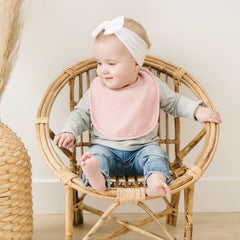 Konssy Muslin Baby Bibs unisex color set pairs with any outfit for teething days