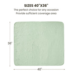 Konssy muslin blanket 40x36-inch size laid out for toddler snuggle time.