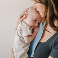 Konssy muslin burp cloths close-up showing ultra-soft cotton for baby's skin.