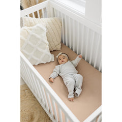 Konssy muslin crib sheet rainbow adds colorful comfort for baby