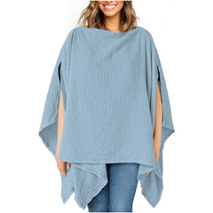 Konssy Muslin Nursing Cover delivers 360° privacy for discreet breastfeeding in public.
