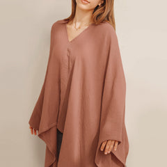 Konssy Muslin Nursing Cover fabric closeup highlights breathable, skin-friendly cotton.