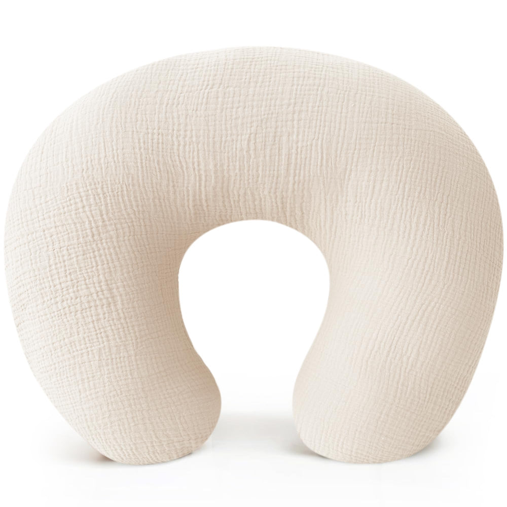 Konssy muslin nursing pillow cover soft texture for gentle feeding sessions