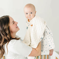 Konssy nursery blanket snug swaddle helps secure sleep