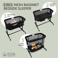 KoolerThings KoolaBaby with 5-height adjustment adapts to your bed height