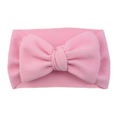 Koolgil Baby Girl 8'' Soft Big Bow Headband pink enhances newborn photography.